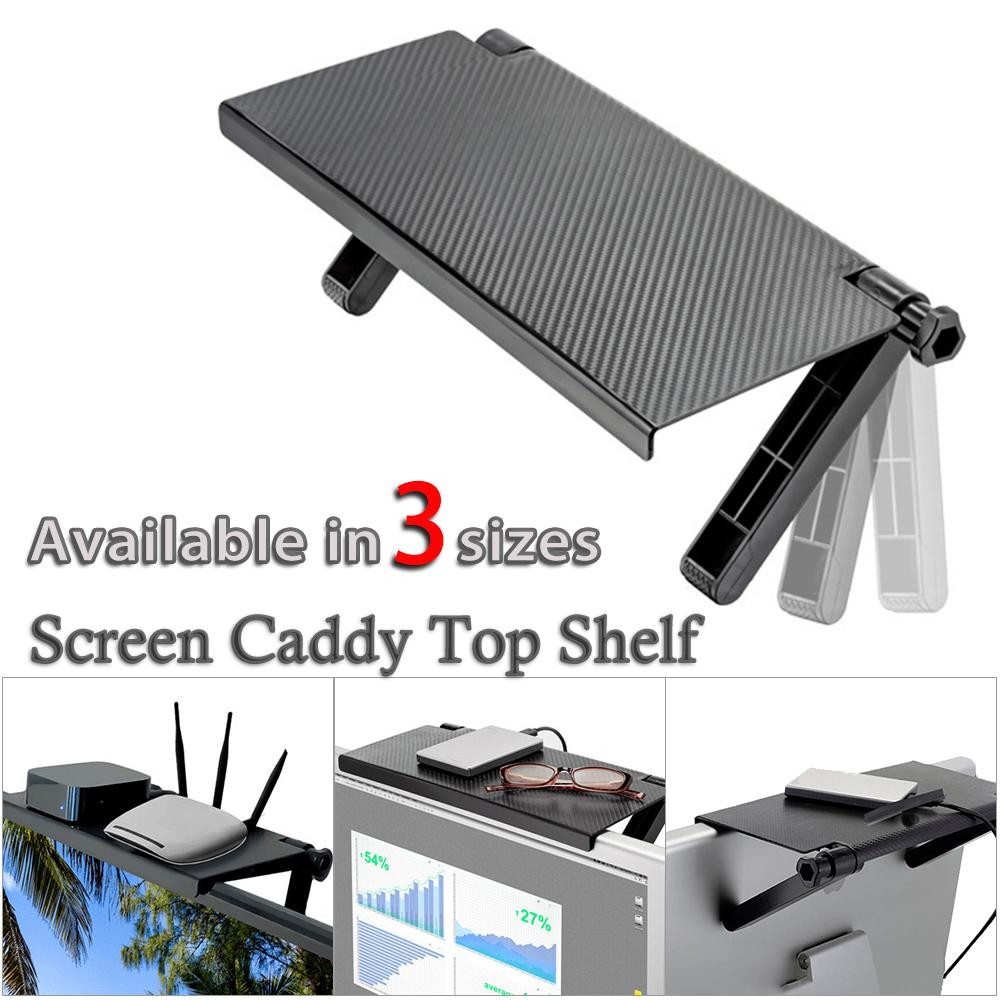 Desktop Screen Top Storage Shelf Rack Holder Computer Monitor Desktop Stand TV Rack Display Shelf Organizer Bracket No Punching S 16.2*11.2CM чорний
Desktop Screen Top Storage Shelf Rack Holder Computer Monitor Desktop Stand TV Rack Display Shelf Organizer Bracket No Punching S 16.2*11.2CM чорний