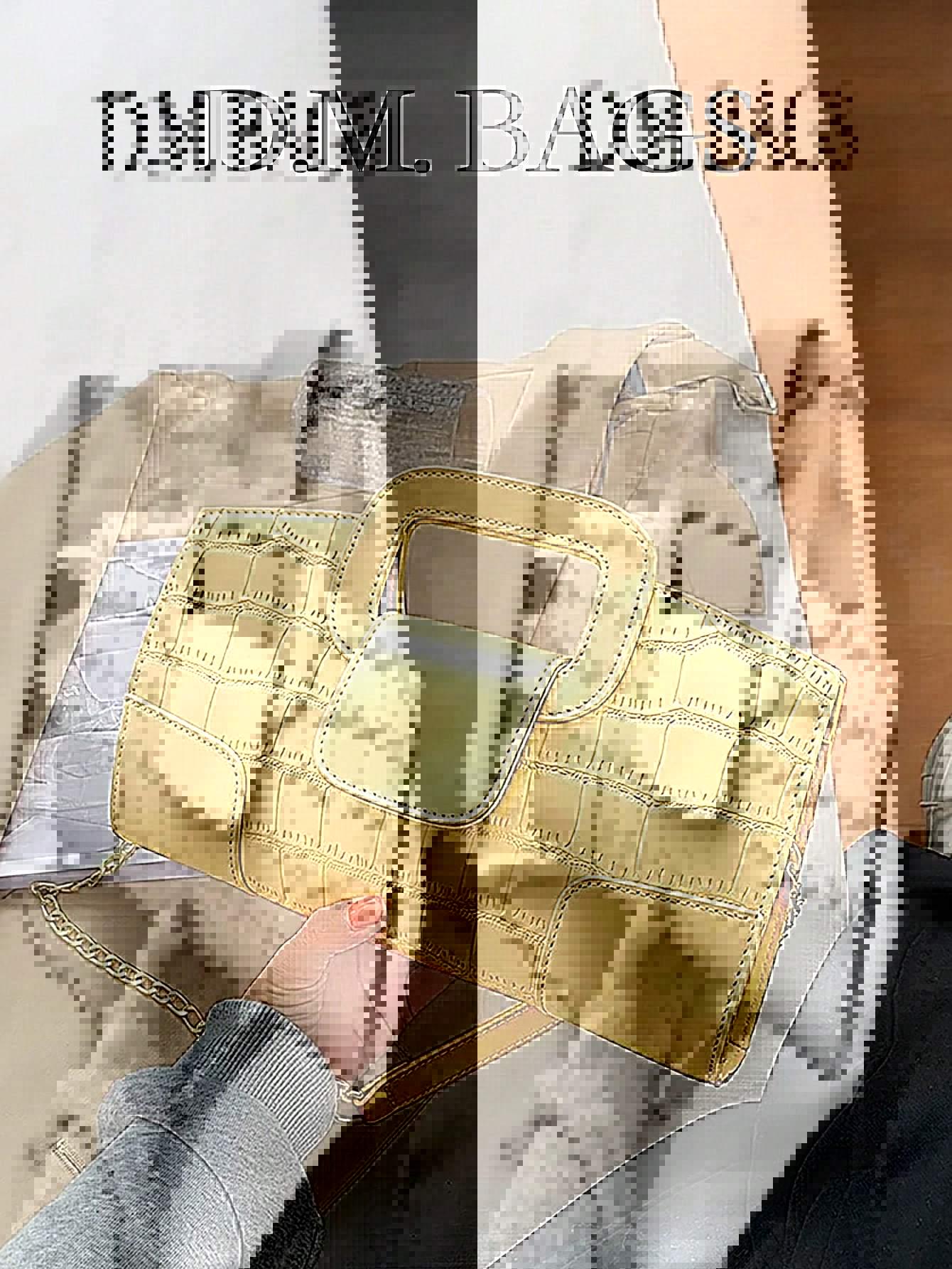 Шикарный ретро клатч-кроссбоди с узором под крокодила для женщин
Шикарный ретро клатч-кроссбоди с узором под крокодила для женщин