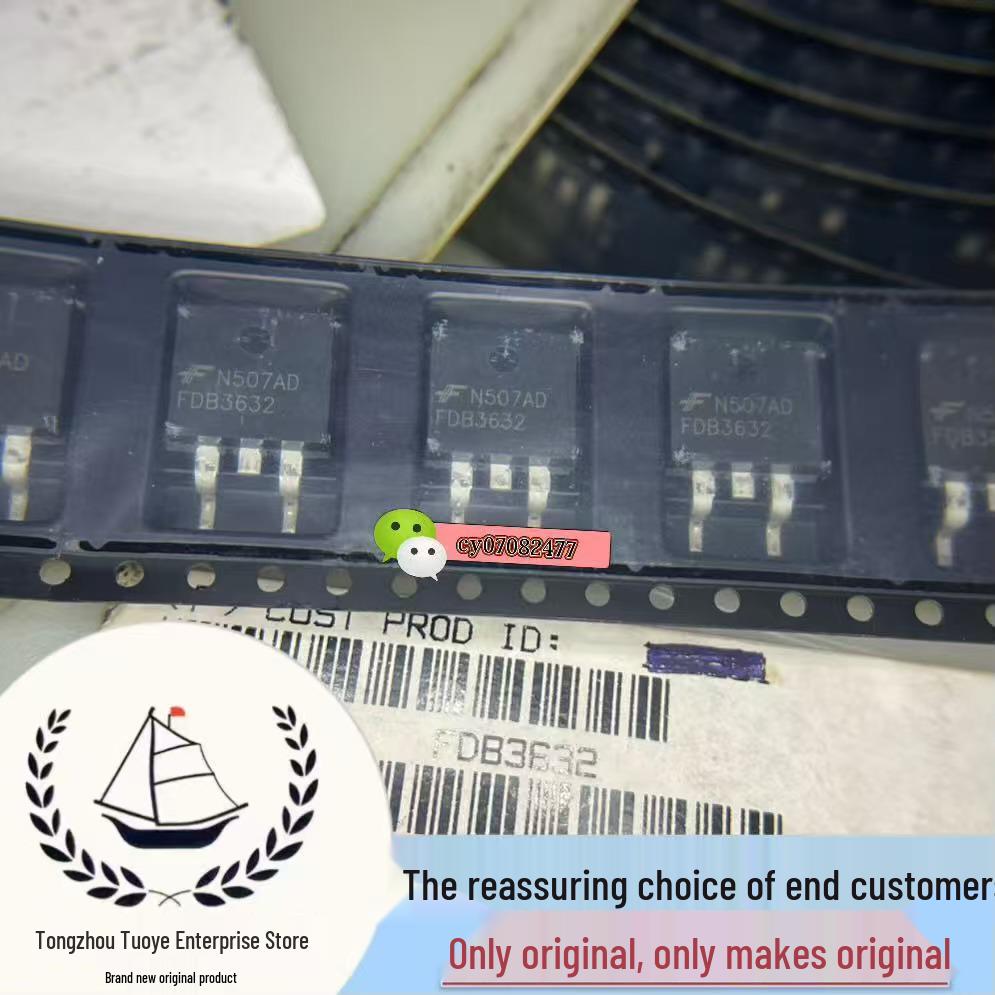 Original FDB3632 100V 140A Field-Effect Transistor TO263, Genuine Label, In Stock, Direct Shipping
Original FDB3632 100V 140A Field-Effect Transistor TO263, Genuine Label, In Stock, Direct Shipping