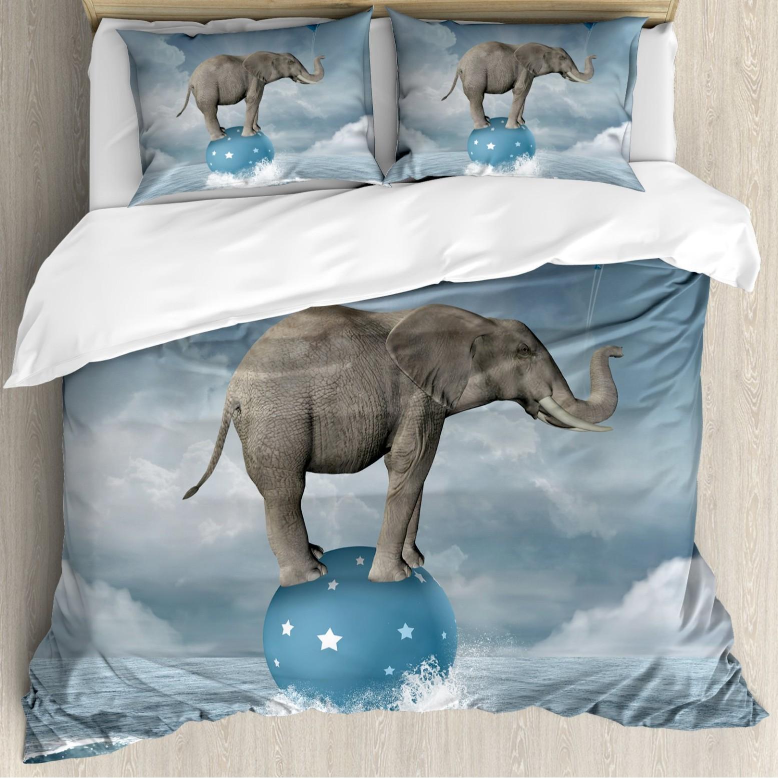 Animal Elephant Quilt Cover Three-piece 3D Digital Printing Kit Bedding Germany 240 * 220
Animal Elephant Quilt Cover Three-piece 3D Digital Printing Kit Bedding Germany 240 * 220