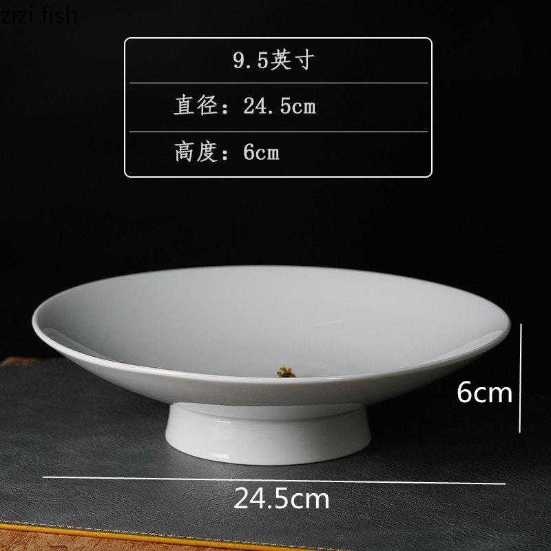 Ceramic Dinner Plate High Feet Refreshment Tray Dim Sum Plates Fruit Plate Salad Bowl Serving Plates Sushi Dish Snack Tray
Ceramic Dinner Plate High Feet Refreshment Tray Dim Sum Plates Fruit Plate Salad Bowl Serving Plates Sushi Dish Snack Tray