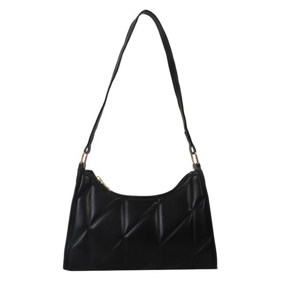 Женская сумка на плечо из гладкой искусственной кожи, большая емкость, застежка-молния, сплошной цвет, прочная строчка, портативные косметические наушники, телефоны для хранения подмышек чёрный
Женская сумка на плечо из гладкой искусственной кожи, большая емкость, застежка-молния, сплошной цвет, прочная строчка, портативные косметические наушники, телефоны для хранения подмышек чёрный