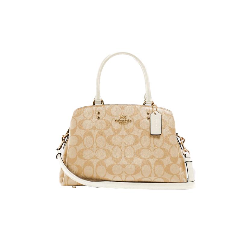 COACH handbag Lillie 26 Metal Carriage Logo Signature Charm Coated Canvas and Smooth Leather Hand-held Shoulder Crossbody Bag Regular Women s White золотий
COACH handbag Lillie 26 Metal Carriage Logo Signature Charm Coated Canvas and Smooth Leather Hand-held Shoulder Crossbody Bag Regular Women s White золотий