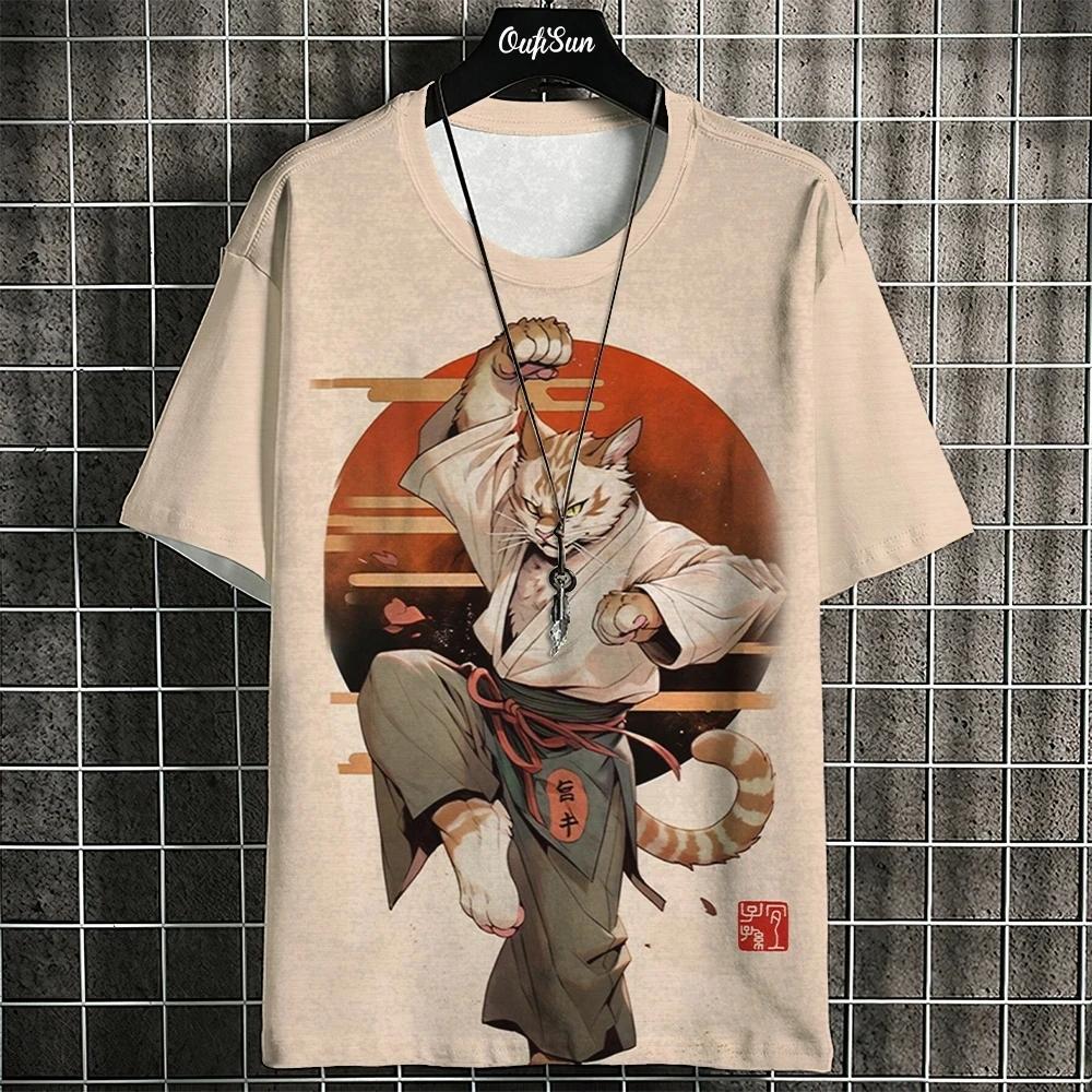 Versatile men s summer cat 3D print comfortable and breathable round neck T-shirt outdoor fashionable casual top 6XL
Versatile men s summer cat 3D print comfortable and breathable round neck T-shirt outdoor fashionable casual top 6XL