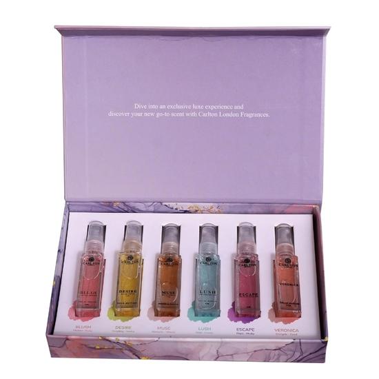 Carlton London Luxury Perfume Ecstasy Discovery Подарочный набор для женщин Eau De Parfum 6X8 мл | Стойкие премиальные ароматы | Blush | Lush | Muse
Carlton London Luxury Perfume Ecstasy Discovery Подарочный набор для женщин Eau De Parfum 6X8 мл | Стойкие премиальные ароматы | Blush | Lush | Muse