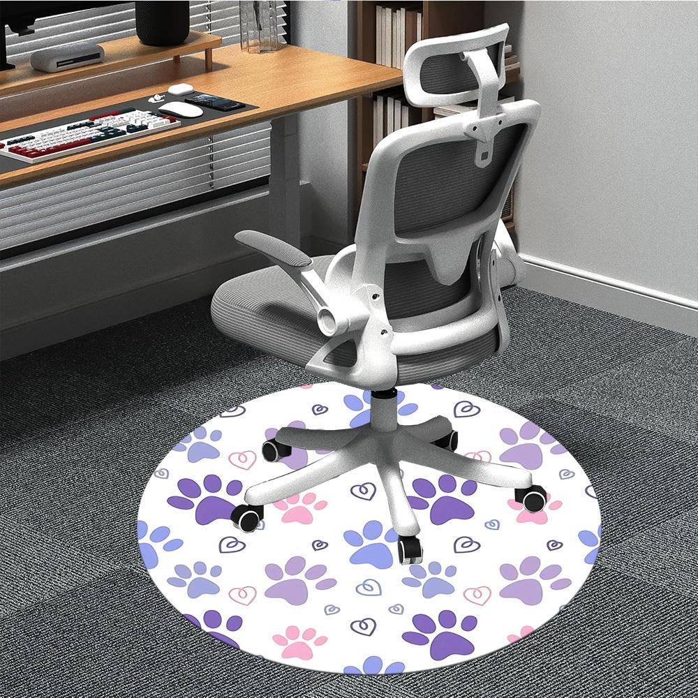 1pc Paw Prints Hearts Office Round Area Rug, Indoor Mat Suitable ForOffice, Under Office Chairs Bedroom Living Room Home Decor, Room Deco, D044 80cm by 80cm
1pc Paw Prints Hearts Office Round Area Rug, Indoor Mat Suitable ForOffice, Under Office Chairs Bedroom Living Room Home Decor, Room Deco, D044 80cm by 80cm