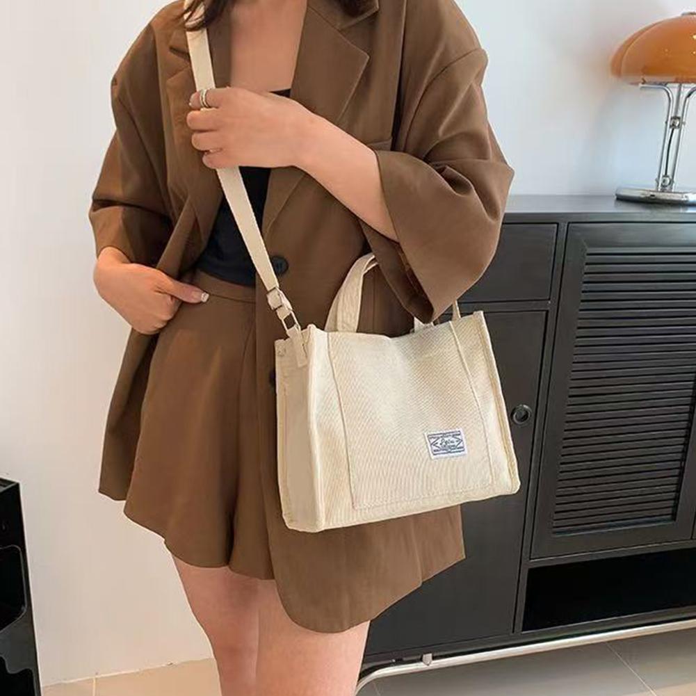 Multicoloured Corduroy Handbag Adjustable Shoulder Bag Comfortable Portable Large Capacity Wrist Bag Casual Crossbody Bag белый
Multicoloured Corduroy Handbag Adjustable Shoulder Bag Comfortable Portable Large Capacity Wrist Bag Casual Crossbody Bag белый
