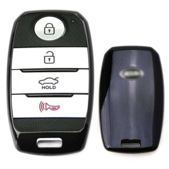 Chrome Black TPU Key Fob Case Cover For Kia Optima K5 Sorento Carens Forte Soul
Chrome Black TPU Key Fob Case Cover For Kia Optima K5 Sorento Carens Forte Soul