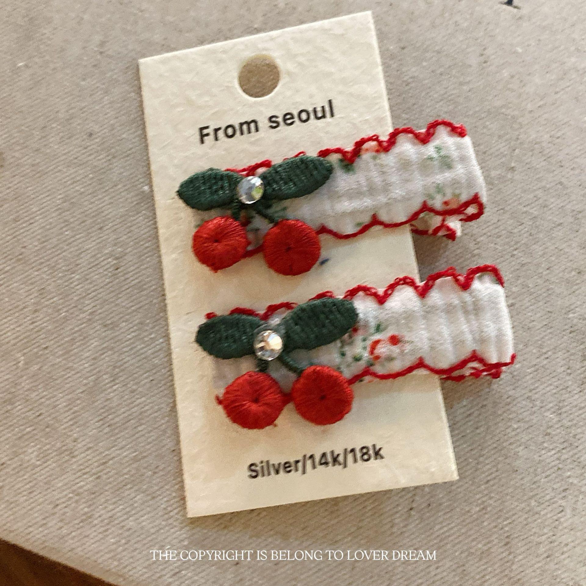 New Rabbit Cherry Plaid Hairpin Sweet Cute Children s Bangs Clip Headwear Girls Kids Women Hair Accessories
New Rabbit Cherry Plaid Hairpin Sweet Cute Children s Bangs Clip Headwear Girls Kids Women Hair Accessories