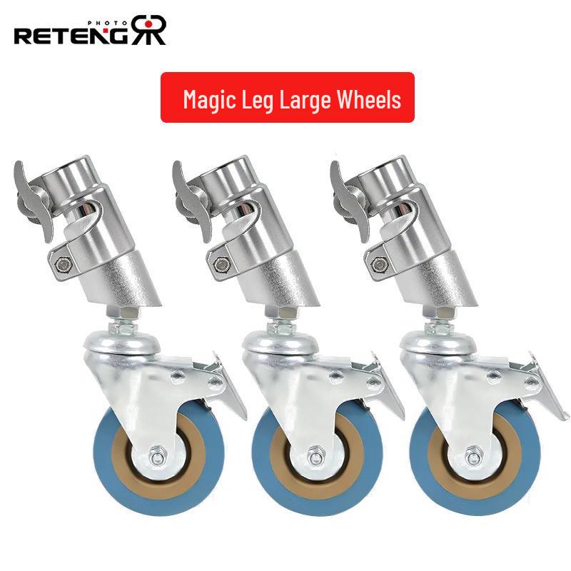 Ruiteng C-Stand Light Stand Wheels with Magic Legs and Brakes - Stainless Steel Swivel Casters Other Size
Ruiteng C-Stand Light Stand Wheels with Magic Legs and Brakes - Stainless Steel Swivel Casters Other Size