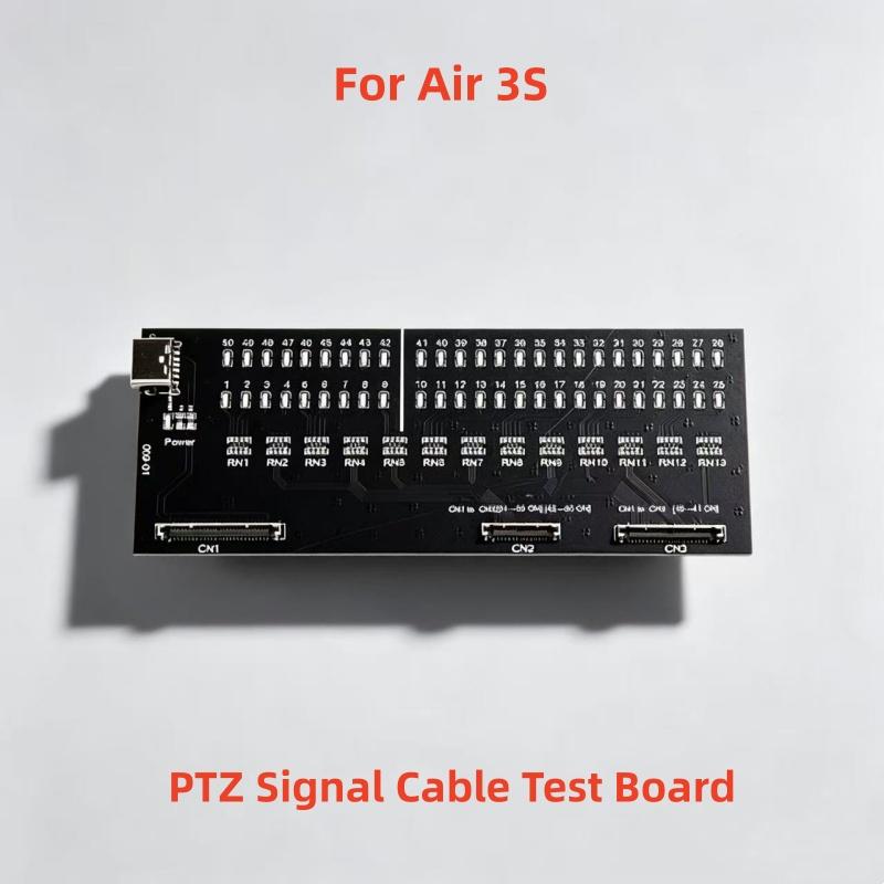 Original PTZ Signal Cable Test Board For DJI Air 3S Gimbal Signal Cable Transmission Line Tester Tool Repair Parts Cable Test Board
Original PTZ Signal Cable Test Board For DJI Air 3S Gimbal Signal Cable Transmission Line Tester Tool Repair Parts Cable Test Board