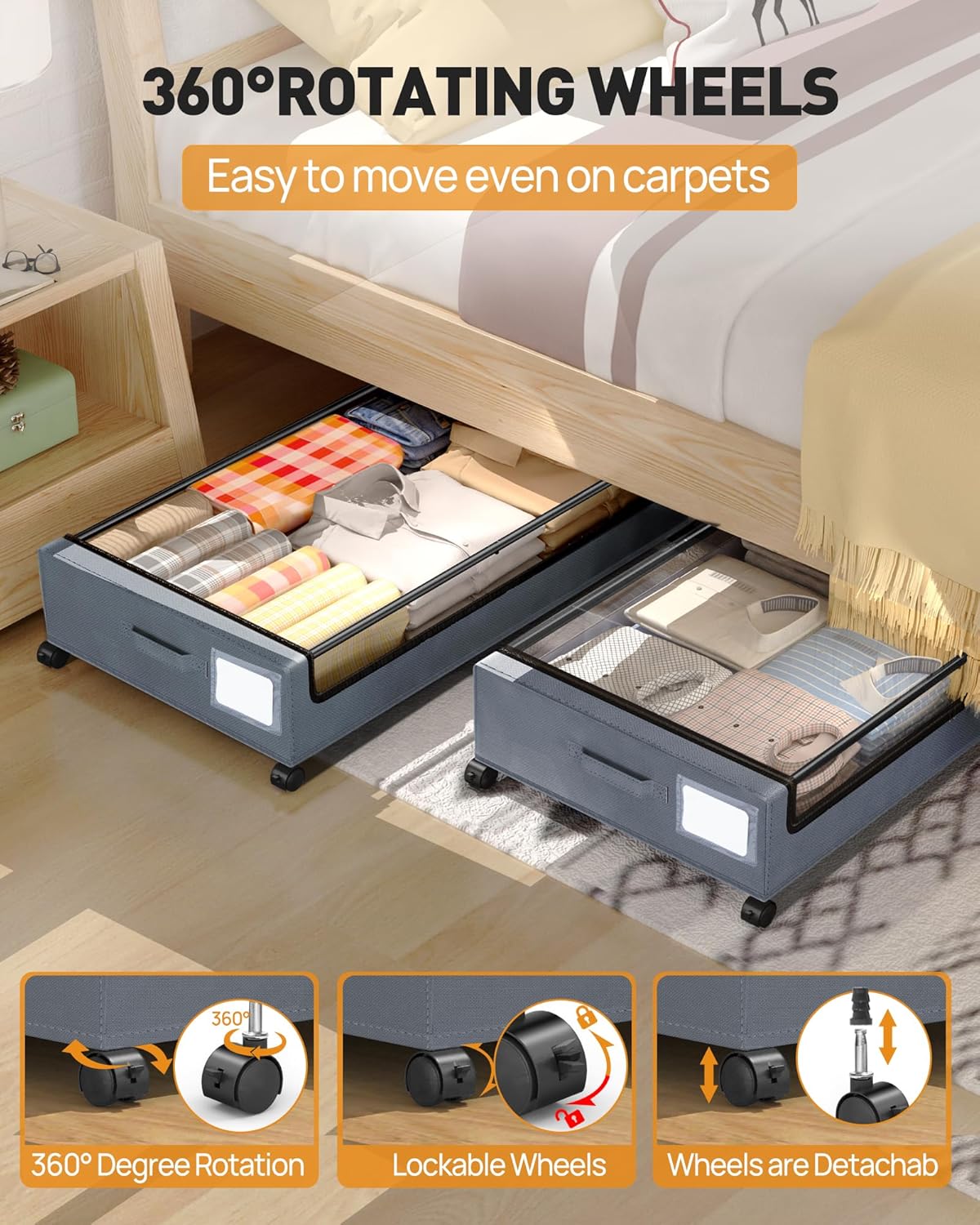 Хранение под кроватью на колесиках, 2 шт. квадратных контейнера, ящики 60 л, выдвижной металлический ящик на колесиках для одежды, одеял, обуви United States
Хранение под кроватью на колесиках, 2 шт. квадратных контейнера, ящики 60 л, выдвижной металлический ящик на колесиках для одежды, одеял, обуви United States