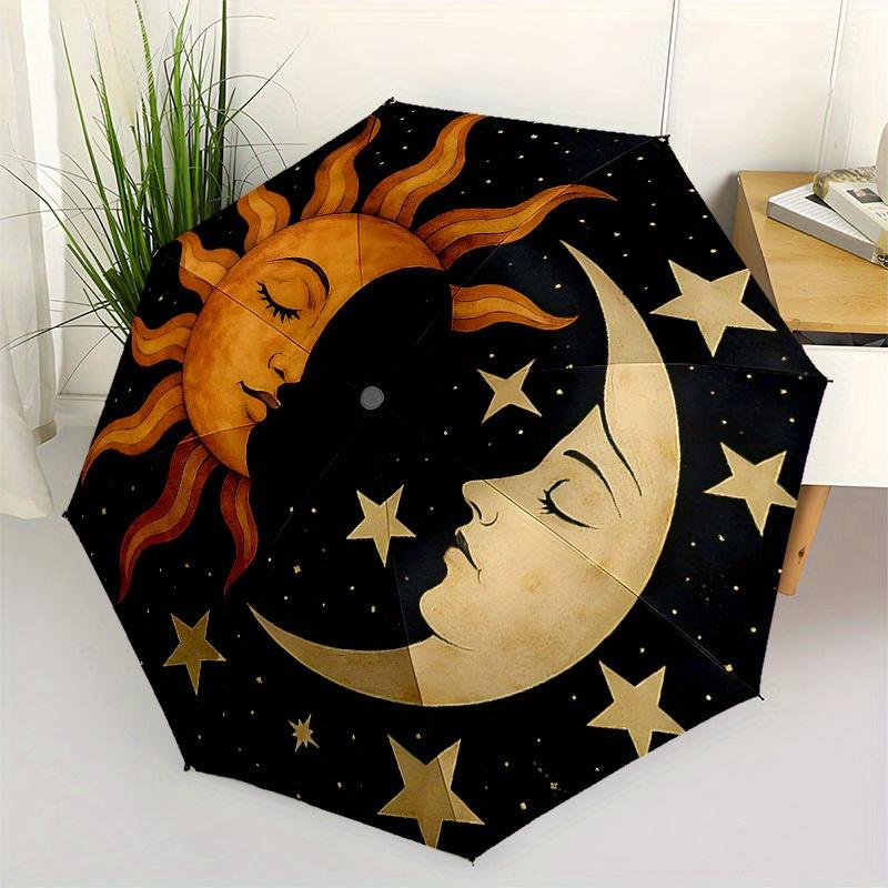 1pc Sun Moon Stars CelestialUmbrella with Plastic Handle,Suitable for All Seasons Home Travel Outdoor UmbrellaB1584
1pc Sun Moon Stars CelestialUmbrella with Plastic Handle,Suitable for All Seasons Home Travel Outdoor UmbrellaB1584