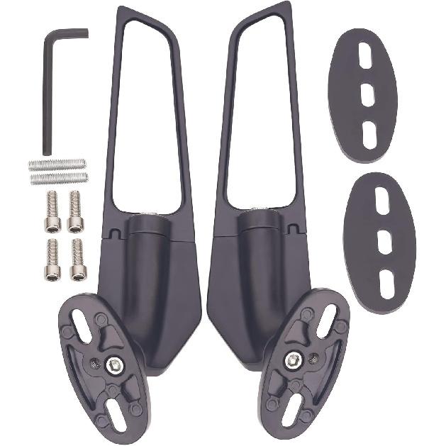 AHL Wind Swivel Wing Rearview Side Mirror Compatible with Honda CBR125R CBR250R CBR300R CBR500R CBR600F4 CBR600F4i CBR600R CBR600RR CBR650R CBR929RR
AHL Wind Swivel Wing Rearview Side Mirror Compatible with Honda CBR125R CBR250R CBR300R CBR500R CBR600F4 CBR600F4i CBR600R CBR600RR CBR650R CBR929RR