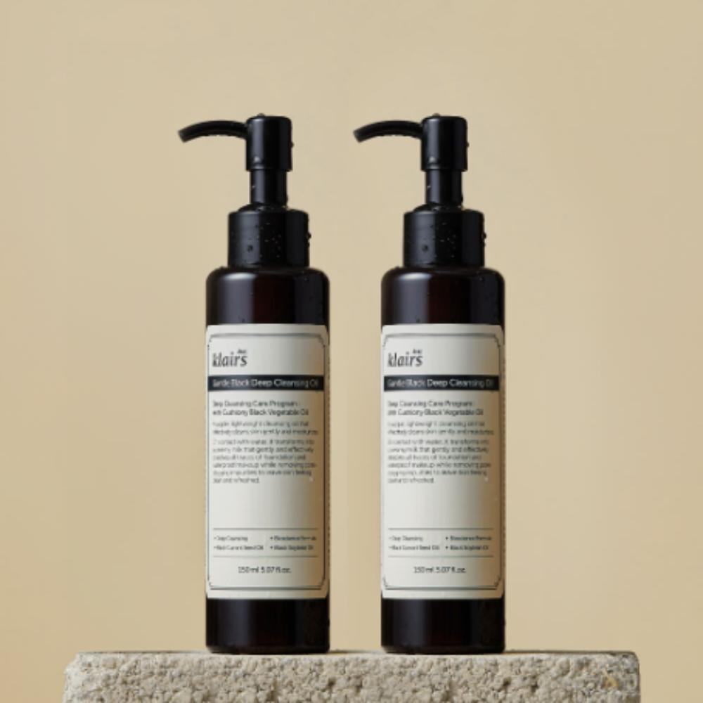 Klairs Gentle Black Deep Cleansing Oil 150ml (2-Pack) Nourishing Makeup-Removing Cleansing Oil
Klairs Gentle Black Deep Cleansing Oil 150ml (2-Pack) Nourishing Makeup-Removing Cleansing Oil