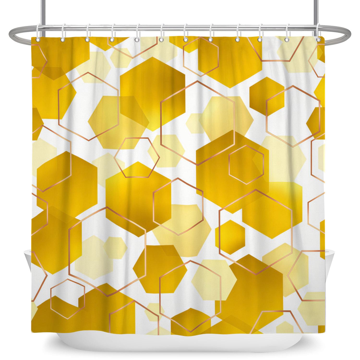 Modern Simplicity Style Bathroom Shower Curtains Geometric Pattern Gradient Texture Bathroom Decor Waterproof Curtain With Hooks W60H190(CM)-1 Pcs
Modern Simplicity Style Bathroom Shower Curtains Geometric Pattern Gradient Texture Bathroom Decor Waterproof Curtain With Hooks W60H190(CM)-1 Pcs