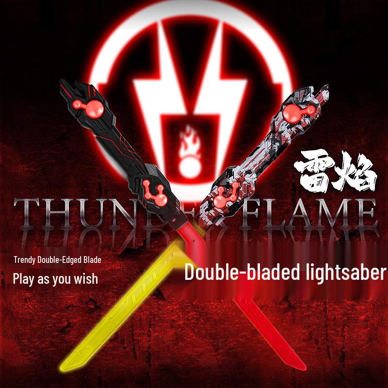 Двойной световой меч Звездные войны Thunderflame - Светящийся двуглавый скипетр для детей, Идеальный подарок на день рождения
Двойной световой меч Звездные войны Thunderflame - Светящийся двуглавый скипетр для детей, Идеальный подарок на день рождения