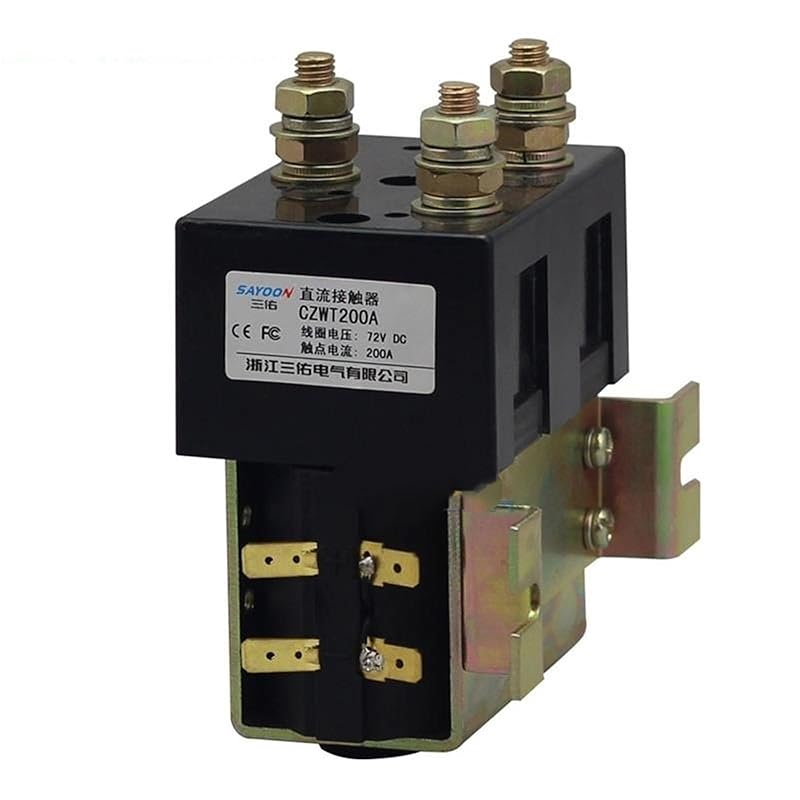 CZWT200A ZJWT200A DC182 DC Контактор Реле 12В 24В 36В 48В 60В для Електромобіля Прямого та Зворотного Ходу Двигуна Постійного Струму(Напруга Coli 48В постійного струму) Coli voltage 12VDC
CZWT200A ZJWT200A DC182 DC Контактор Реле 12В 24В 36В 48В 60В для Електромобіля Прямого та Зворотного Ходу Двигуна Постійного Струму(Напруга Coli 48В постійного струму) Coli voltage 12VDC