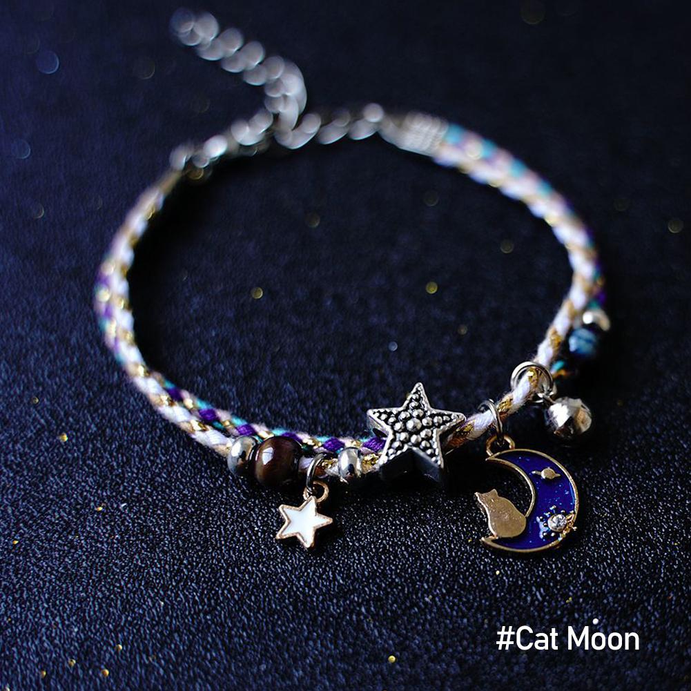 Креативный милый браслет Планета , женский, Звезда и Луна , студенческий, для подруг, парный, романтический, плетеный из веревки, женский, мужской, ювелирное изделие Cat Moon
Креативный милый браслет Планета , женский, Звезда и Луна , студенческий, для подруг, парный, романтический, плетеный из веревки, женский, мужской, ювелирное изделие Cat Moon