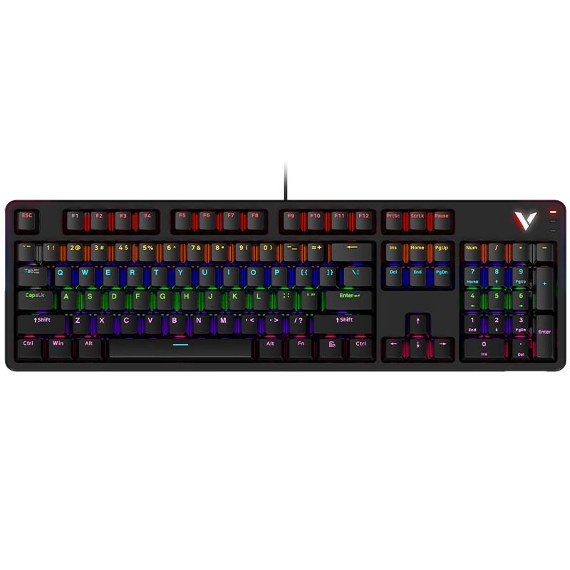 Rapoo V500PRO Upgraded 104-Key Wired Backlit Mechanical Keyboard
Rapoo V500PRO Upgraded 104-Key Wired Backlit Mechanical Keyboard