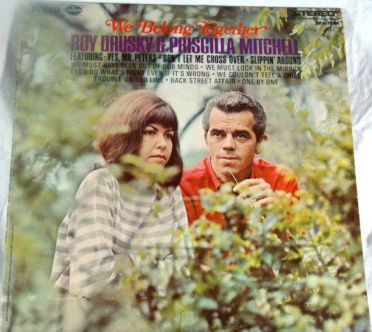 LP Record ROY DRUSKY & PRISCILLA MITCHELL - We Belong Together SRW16361 Mercury Wing 1968 US Country Used
LP Record ROY DRUSKY & PRISCILLA MITCHELL - We Belong Together SRW16361 Mercury Wing 1968 US Country Used
