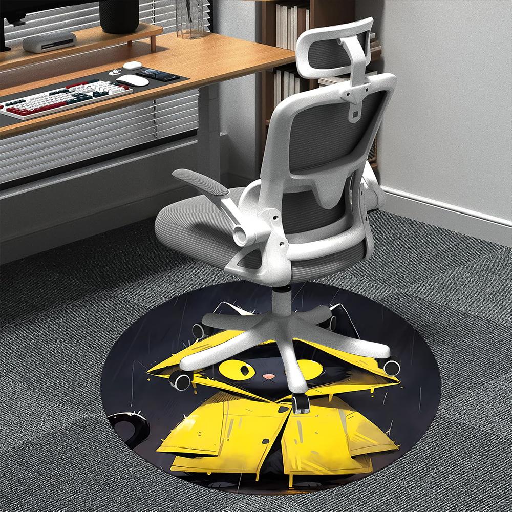 1pc Raincoat Cat Office Round Area Rug, Indoor Mat Suitable ForOffice, Under Office Chairs Bedroom Living Room Home Decor, Room Deco q139 80cm by 80cm
1pc Raincoat Cat Office Round Area Rug, Indoor Mat Suitable ForOffice, Under Office Chairs Bedroom Living Room Home Decor, Room Deco q139 80cm by 80cm