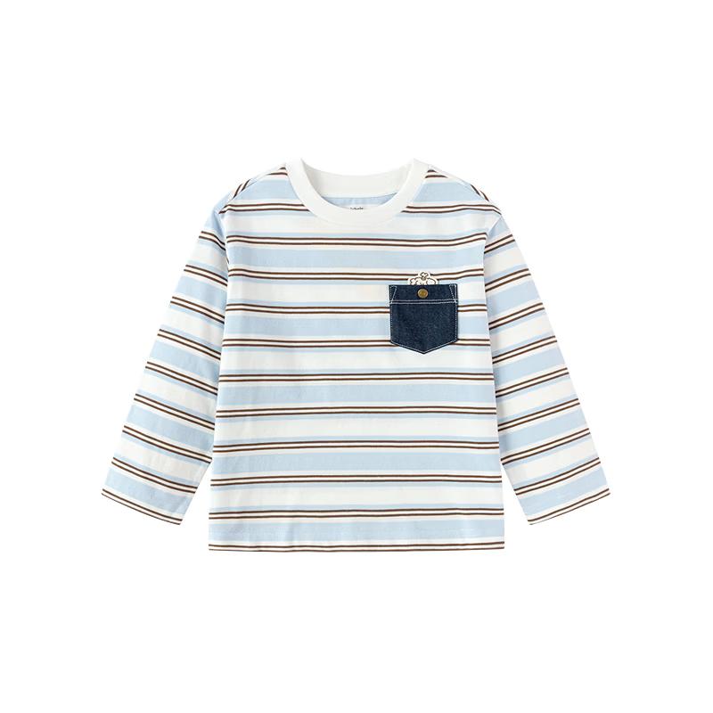 Balabala Kids 2026 Spring Striped Long Sleeve T-Shirt 130
Balabala Kids 2026 Spring Striped Long Sleeve T-Shirt 130