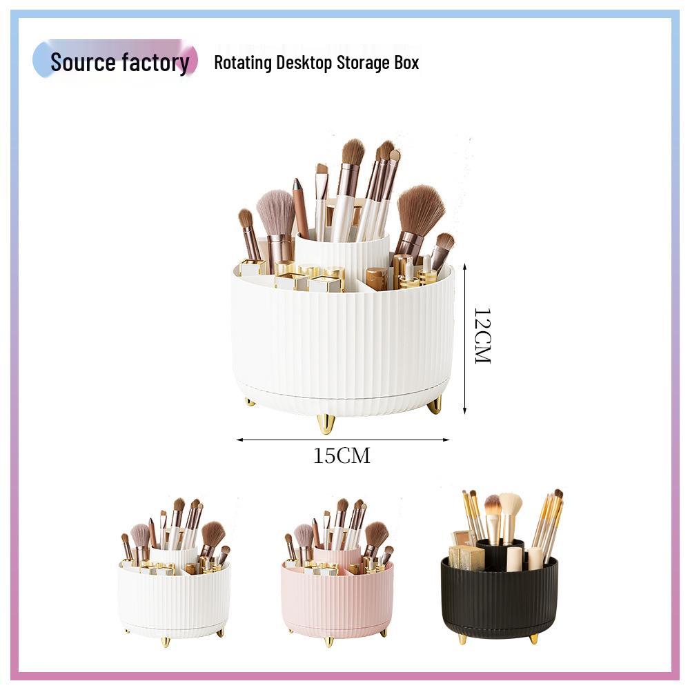 Rotating Desktop Pen and Cosmetic Organizer: Brush, Lipstick, and Eyeshadow Storage Box Single Pack
Rotating Desktop Pen and Cosmetic Organizer: Brush, Lipstick, and Eyeshadow Storage Box Single Pack