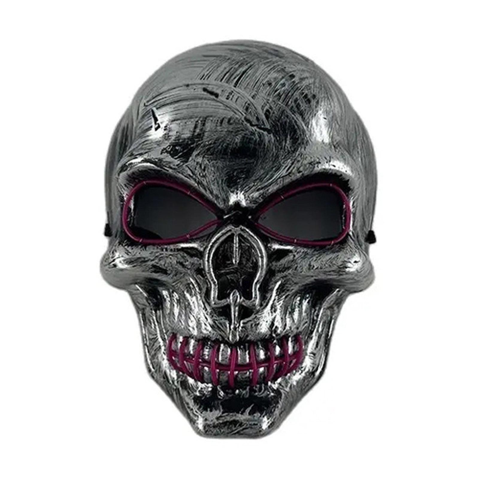 Light Up Haunted Mask Reusable Friendly Costume Accessory Halloween Rave Light Mask For Horror Theme Nights 4
Light Up Haunted Mask Reusable Friendly Costume Accessory Halloween Rave Light Mask For Horror Theme Nights 4