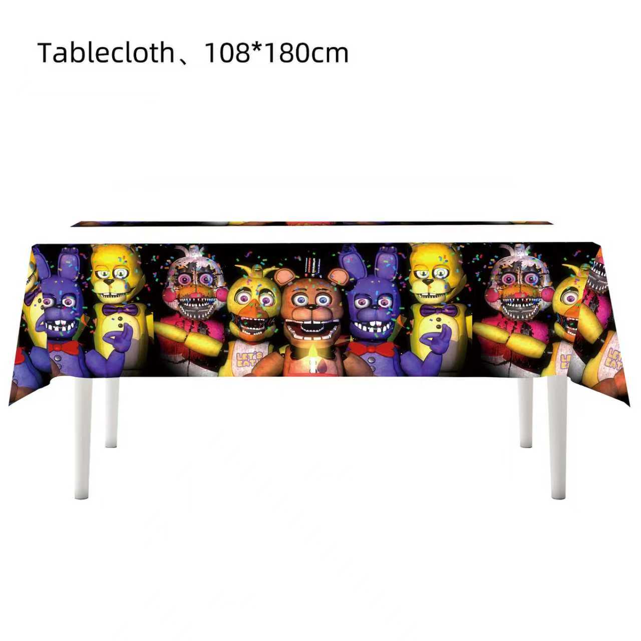 Friday Night Black demon Bear theme Birthday Party Decoration Tableware Balloon Cup Plate Banner Backdrop of Baby Shower Supply
Friday Night Black demon Bear theme Birthday Party Decoration Tableware Balloon Cup Plate Banner Backdrop of Baby Shower Supply