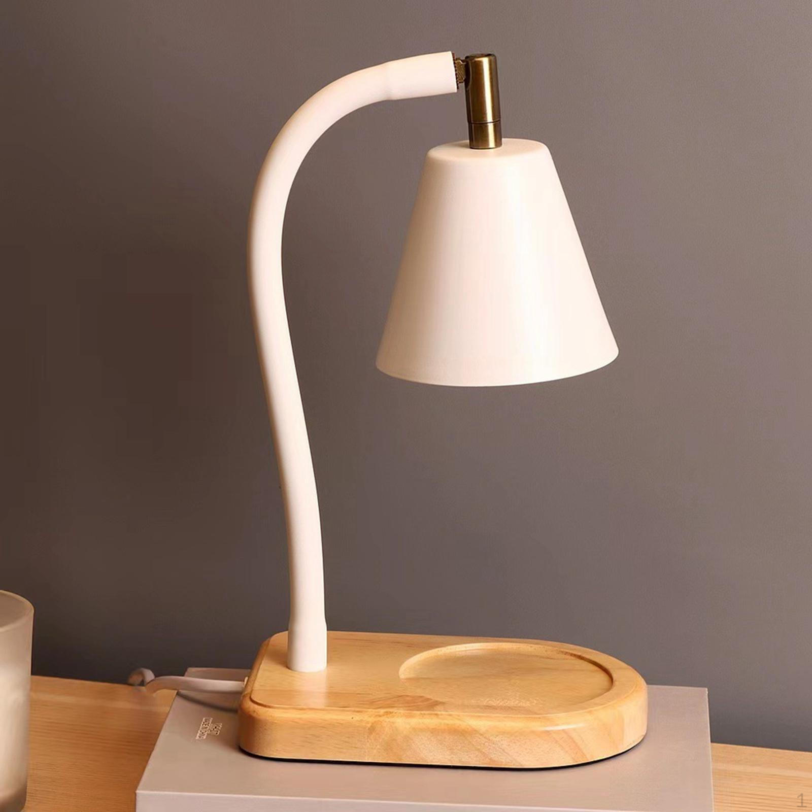 Nightlight Fragrance Diffuser Waxing Burner Adjustable Wooden Base Wax Melting Lamp for Bedroom білий
Nightlight Fragrance Diffuser Waxing Burner Adjustable Wooden Base Wax Melting Lamp for Bedroom білий