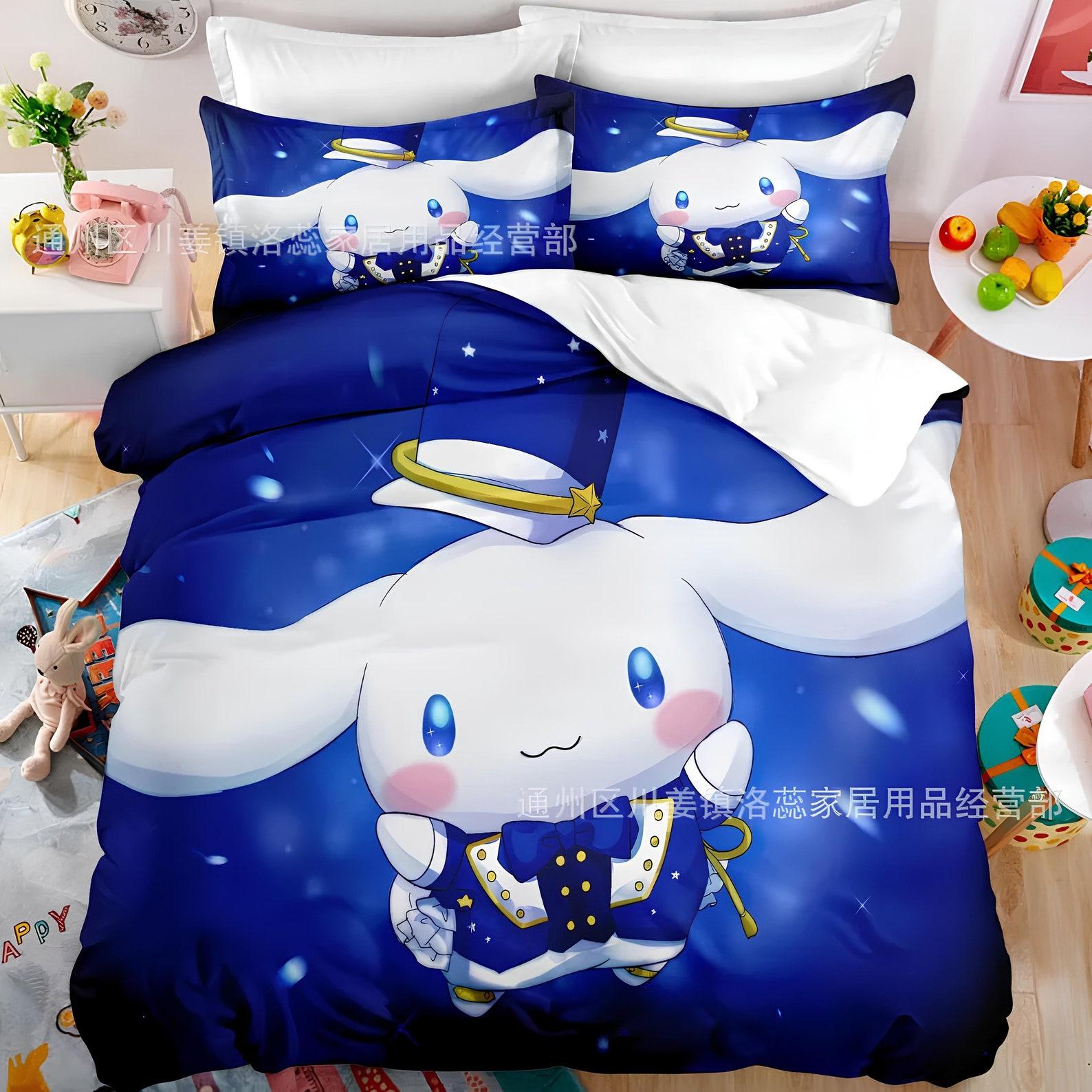 Sanrio Cinnamoroll Duvet Cover Set, Custom Bedding 135x200cm
Sanrio Cinnamoroll Duvet Cover Set, Custom Bedding 135x200cm