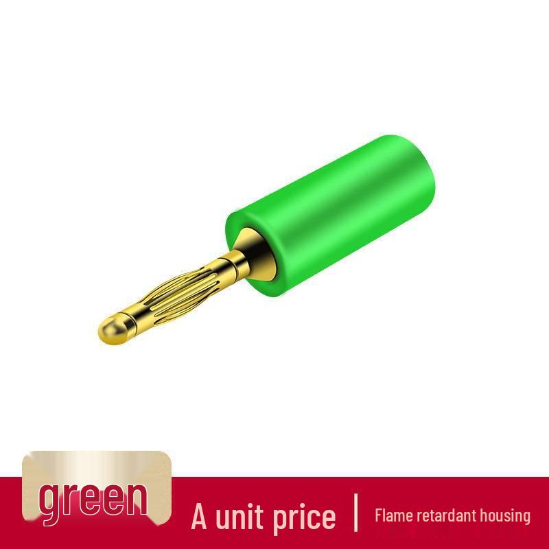 Gold-Plated 2mm Banana Plug Test Lead Socket for Welding зелёный
Gold-Plated 2mm Banana Plug Test Lead Socket for Welding зелёный