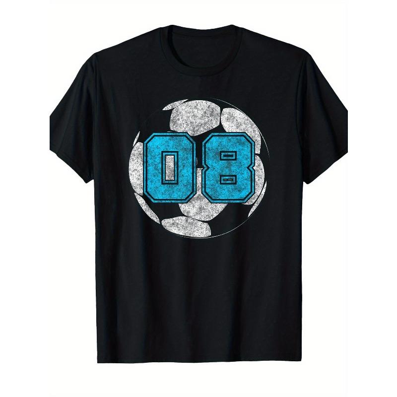 Football Jersey Number 08| Team Player, Casual Round Neck, Short Sleeve, Men S Printed T-Shirt, School Team Style T-Shirt, Men S Numbered Jersey 4XL чорний
Football Jersey Number 08| Team Player, Casual Round Neck, Short Sleeve, Men S Printed T-Shirt, School Team Style T-Shirt, Men S Numbered Jersey 4XL чорний