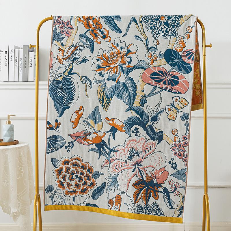 90x180 см Большое банное полотенце с цветочным узором 100% чистый хлопок марля увеличенное и утолщенное банное полотенце дорожная шаль офис обеденный перерыв одеяло диванное полотенце
90x180 см Большое банное полотенце с цветочным узором 100% чистый хлопок марля увеличенное и утолщенное банное полотенце дорожная шаль офис обеденный перерыв одеяло диванное полотенце