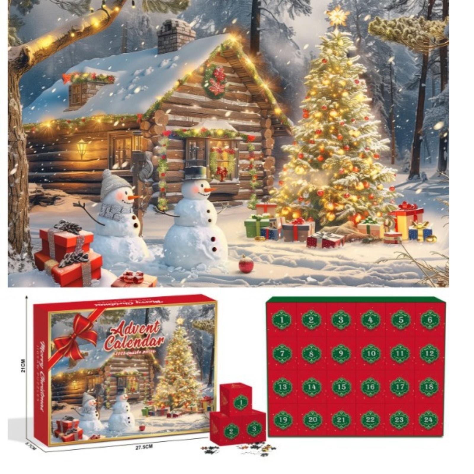 Рождественский пазл Адвент Календарь 24 Бумажная коробка обратного отсчета Снеговик Клаус обратный отсчет 1008 деталей One Size красный
Рождественский пазл Адвент Календарь 24 Бумажная коробка обратного отсчета Снеговик Клаус обратный отсчет 1008 деталей One Size красный