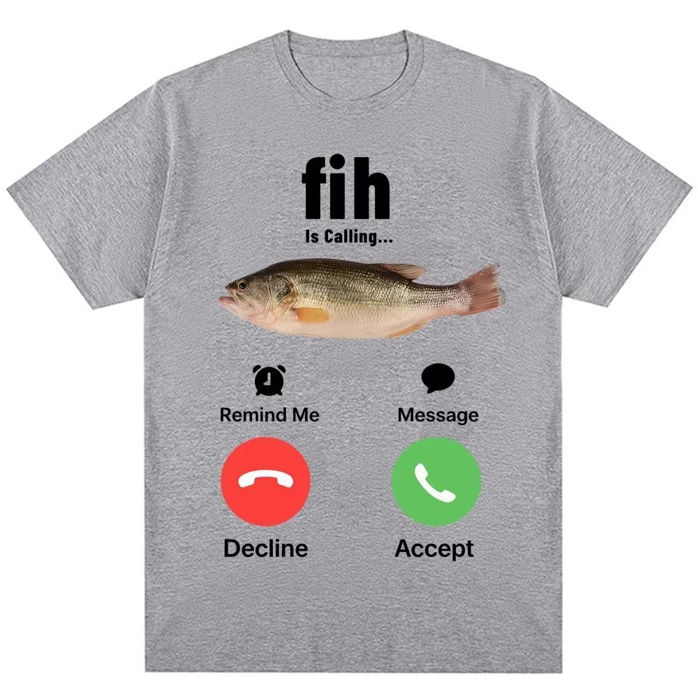 Funny Fih Is Calling Meme Tshirts Humor Fashion Unisex Women High Quality Oversized Cotton Casual Short Sleeve Streetwear T Shirts S
Funny Fih Is Calling Meme Tshirts Humor Fashion Unisex Women High Quality Oversized Cotton Casual Short Sleeve Streetwear T Shirts S
