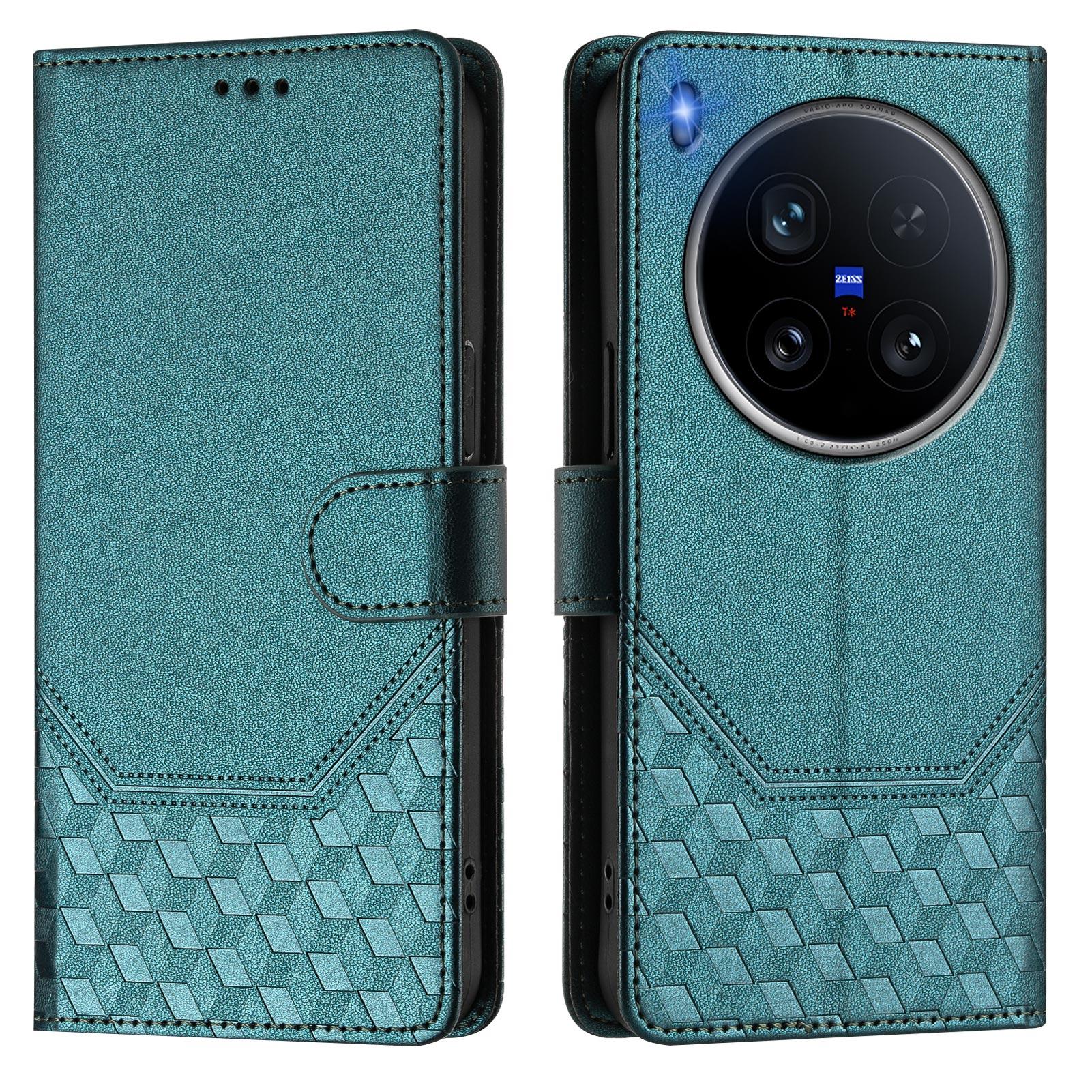 For vivo X200 Ultra 5G Case Imprinted Honeycomb RFID Blocking Leather Phone Cover with Strap D
For vivo X200 Ultra 5G Case Imprinted Honeycomb RFID Blocking Leather Phone Cover with Strap D