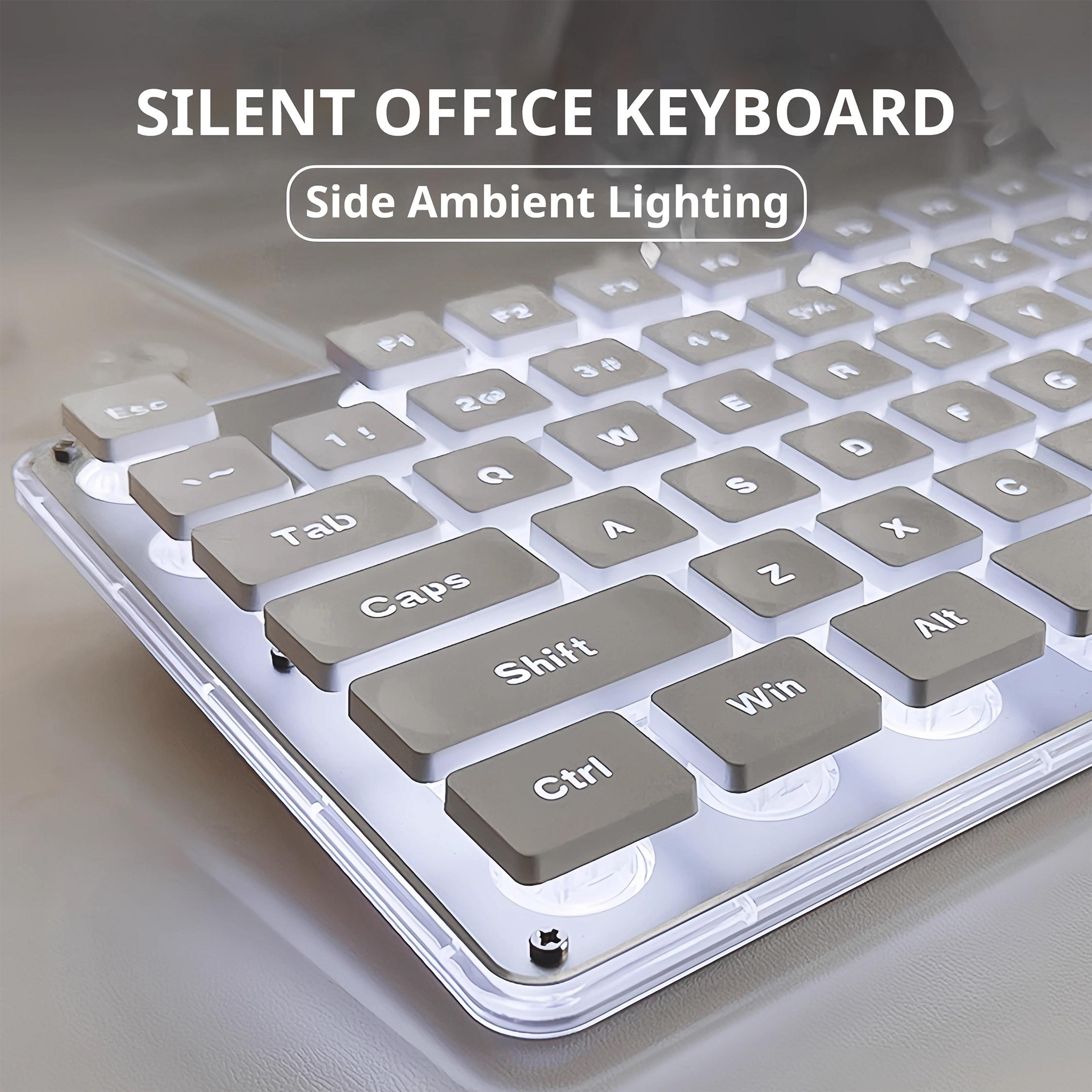 EWEADN GX710 Stylish Home Office Computer Laptop Keyboard USB Wired Mute Backlit Keyboard Blue Backlit
EWEADN GX710 Stylish Home Office Computer Laptop Keyboard USB Wired Mute Backlit Keyboard Blue Backlit