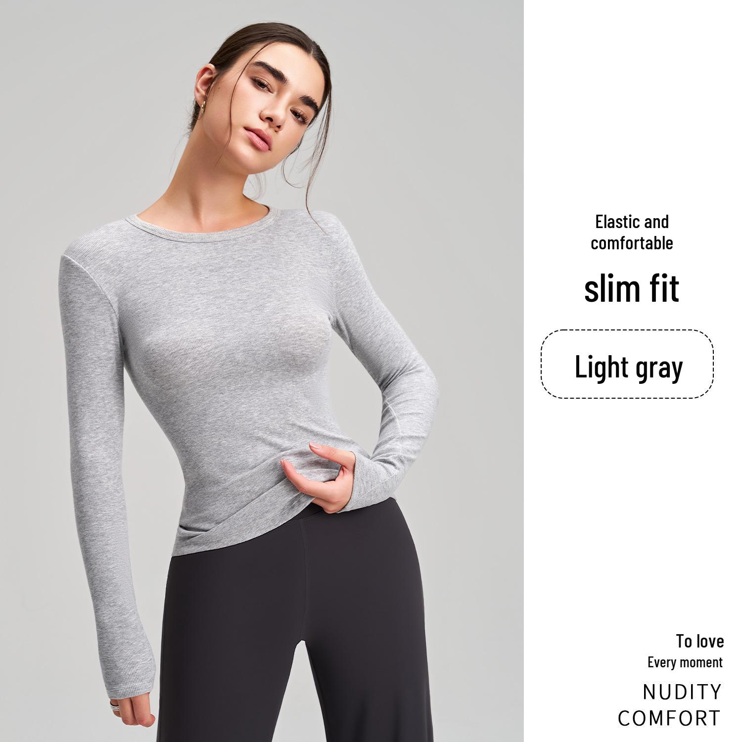 Premium High Elasticity Long Sleeve Yoga Top: Slimming & Stylish for Fitness, Running, and Casual Wear Medium
Premium High Elasticity Long Sleeve Yoga Top: Slimming & Stylish for Fitness, Running, and Casual Wear Medium