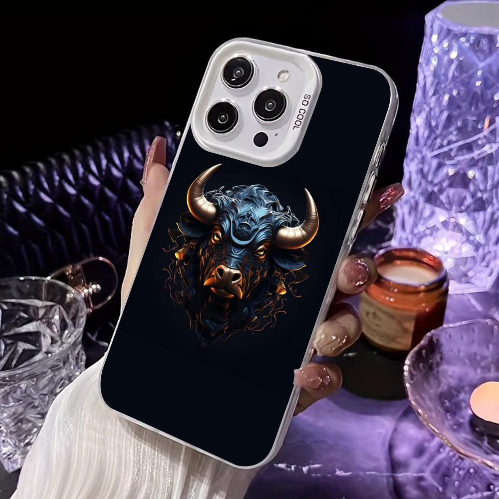 Bull Head Phone Case for iPhone 17 16 15 14 13 12 11 X XR XS Air Pro Max Plus White Colorful Silver Cover iPhone 13 Pro Max
Bull Head Phone Case for iPhone 17 16 15 14 13 12 11 X XR XS Air Pro Max Plus White Colorful Silver Cover iPhone 13 Pro Max