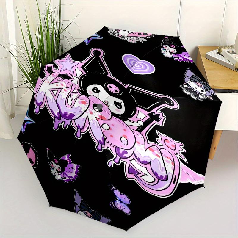 Kuromi,Gothic Kawaii Automatic Umbrella-Foldable, Durable 8-Bone Design, Compact and Stylish, Great for Camping, Halloween, Christmas, Mothe
Kuromi,Gothic Kawaii Automatic Umbrella-Foldable, Durable 8-Bone Design, Compact and Stylish, Great for Camping, Halloween, Christmas, Mothe