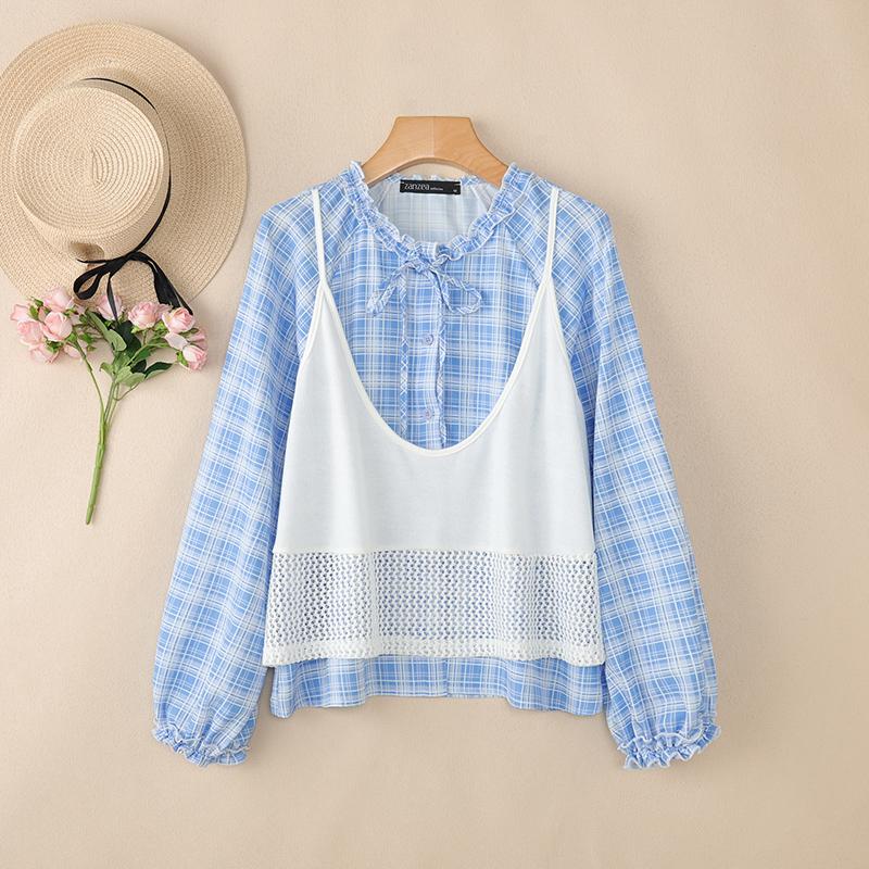ZANZEA Women Plaid Print Casual Round Neck Long Sleeve Blouse 2XL
ZANZEA Women Plaid Print Casual Round Neck Long Sleeve Blouse 2XL