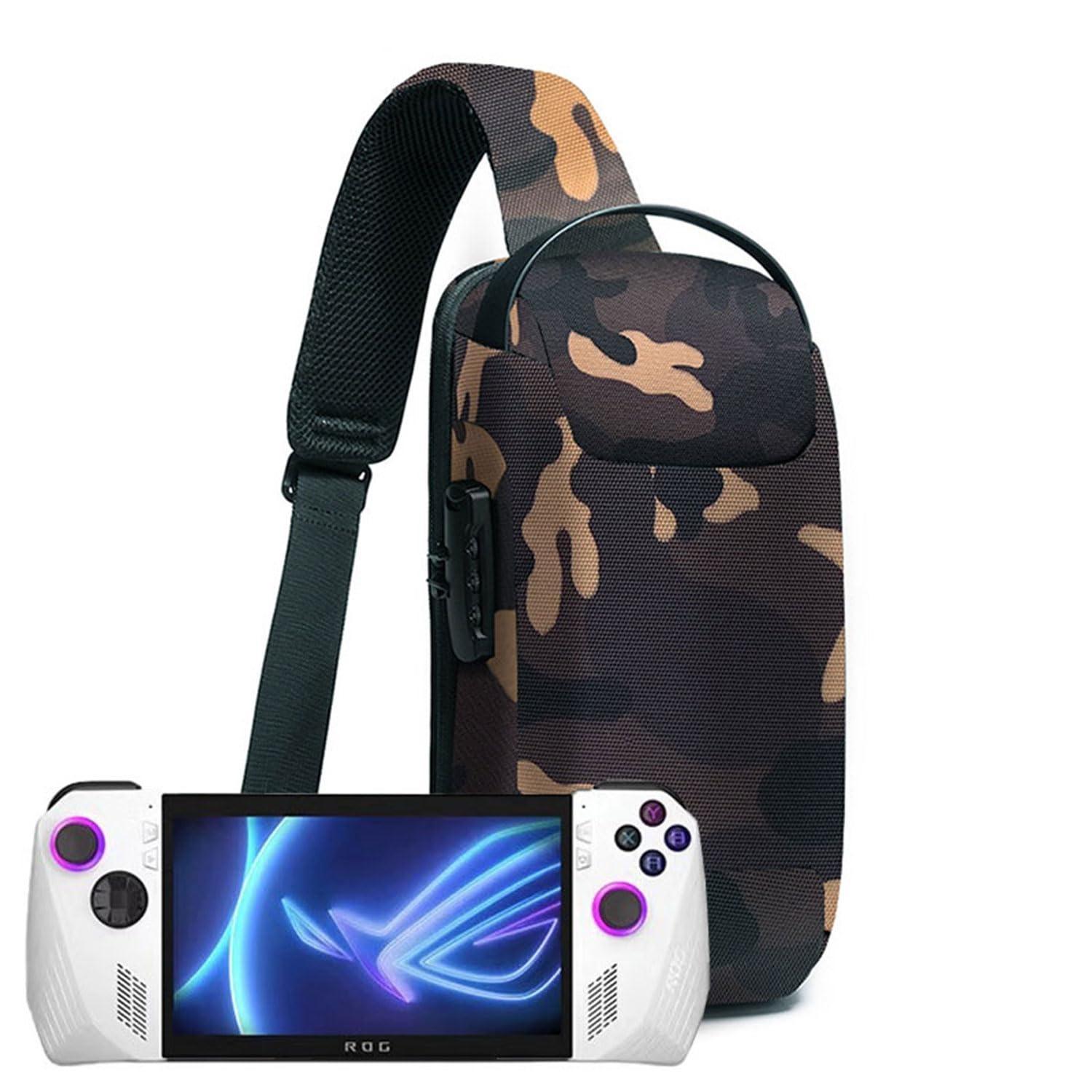 Сумка для зберігання ігрових консолей Rog Ally, для Steam Deck Кейс великої місткості Сумка на плече Захисна сумка для зберігання з замком проти крадіжки 34*18*10cm чорний/камуфляжний
Сумка для зберігання ігрових консолей Rog Ally, для Steam Deck Кейс великої місткості Сумка на плече Захисна сумка для зберігання з замком проти крадіжки 34*18*10cm чорний/камуфляжний