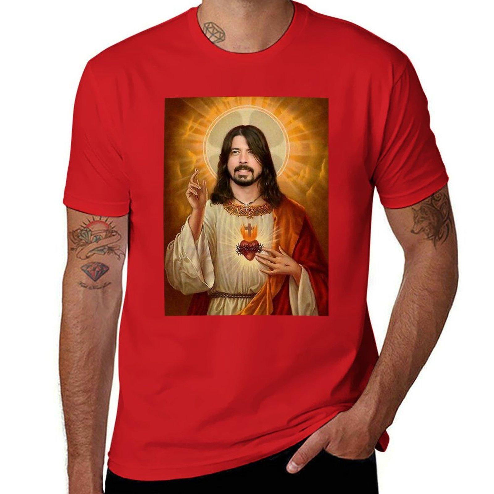 Dave Grohl Jesus T-Shirt summer clothes boys animal print mens t shirts XL
Dave Grohl Jesus T-Shirt summer clothes boys animal print mens t shirts XL