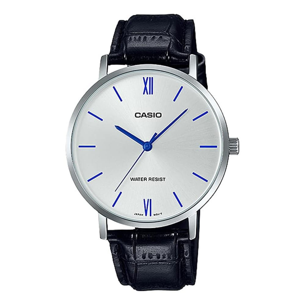 Casio MTP-VT01L-7B1 Quartz Men s Watch Silver Black Leather Band Imported Model
Casio MTP-VT01L-7B1 Quartz Men s Watch Silver Black Leather Band Imported Model