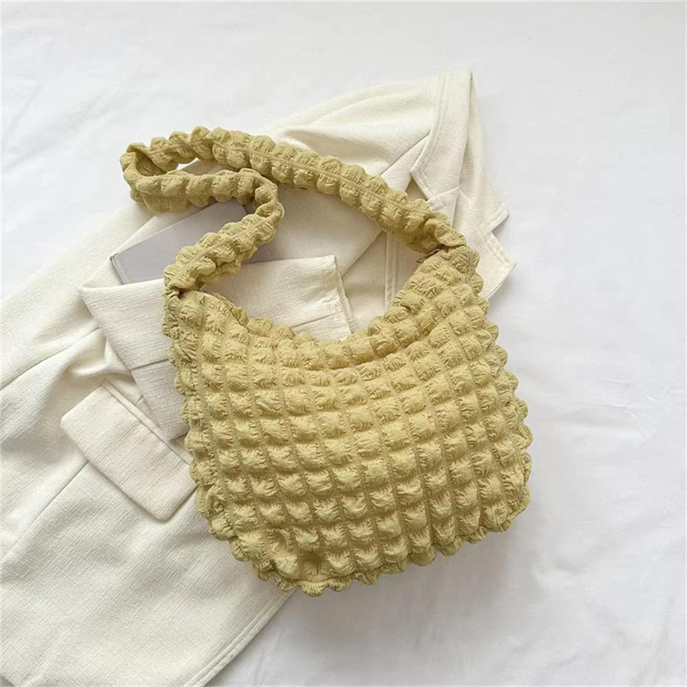 1pcs Crossbody Bag with Pleated Design Embroidered Plaid Shoulder Bag Underarm Bags Simple Large Capacity Quilted Tote Bags жовтий
1pcs Crossbody Bag with Pleated Design Embroidered Plaid Shoulder Bag Underarm Bags Simple Large Capacity Quilted Tote Bags жовтий