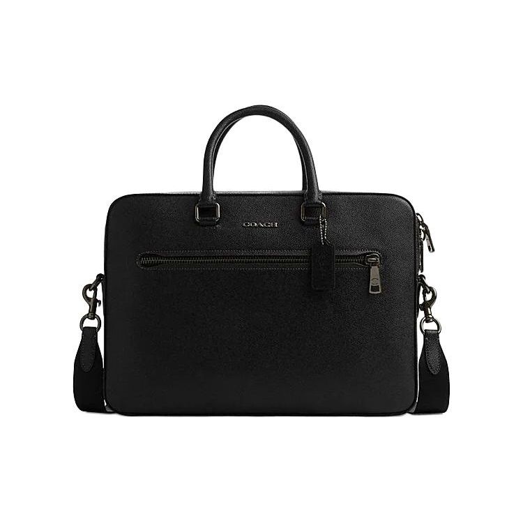 Coach Ethan 38 Logo Zipper Closure Leather Tote Shoulder Crossbody Briefcase Large Men bags Black CR271-QBBK Basic Set (Bag+Dust Bag)
Coach Ethan 38 Logo Zipper Closure Leather Tote Shoulder Crossbody Briefcase Large Men bags Black CR271-QBBK Basic Set (Bag+Dust Bag)