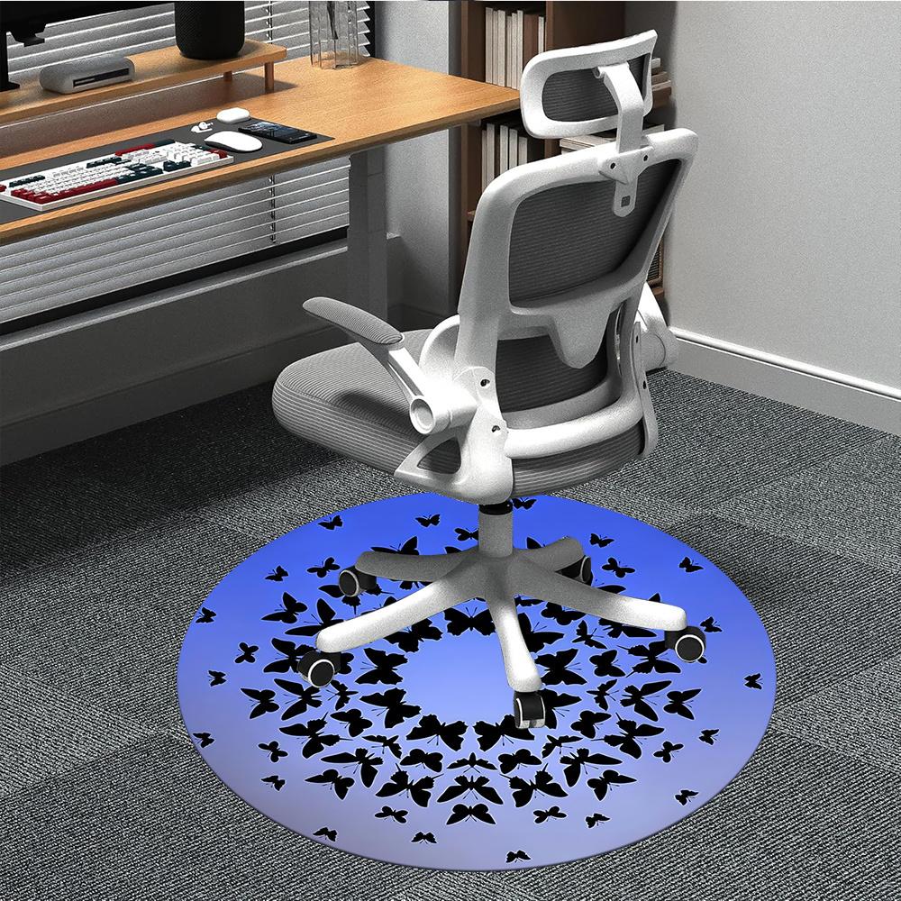 1pc Butterfly Swarm Office Round Area Rug, Indoor Mat Suitable ForOffice, Under Office Chairs Bedroom Living Room Home Decor, Room Deco t279 80cm by 80cm
1pc Butterfly Swarm Office Round Area Rug, Indoor Mat Suitable ForOffice, Under Office Chairs Bedroom Living Room Home Decor, Room Deco t279 80cm by 80cm