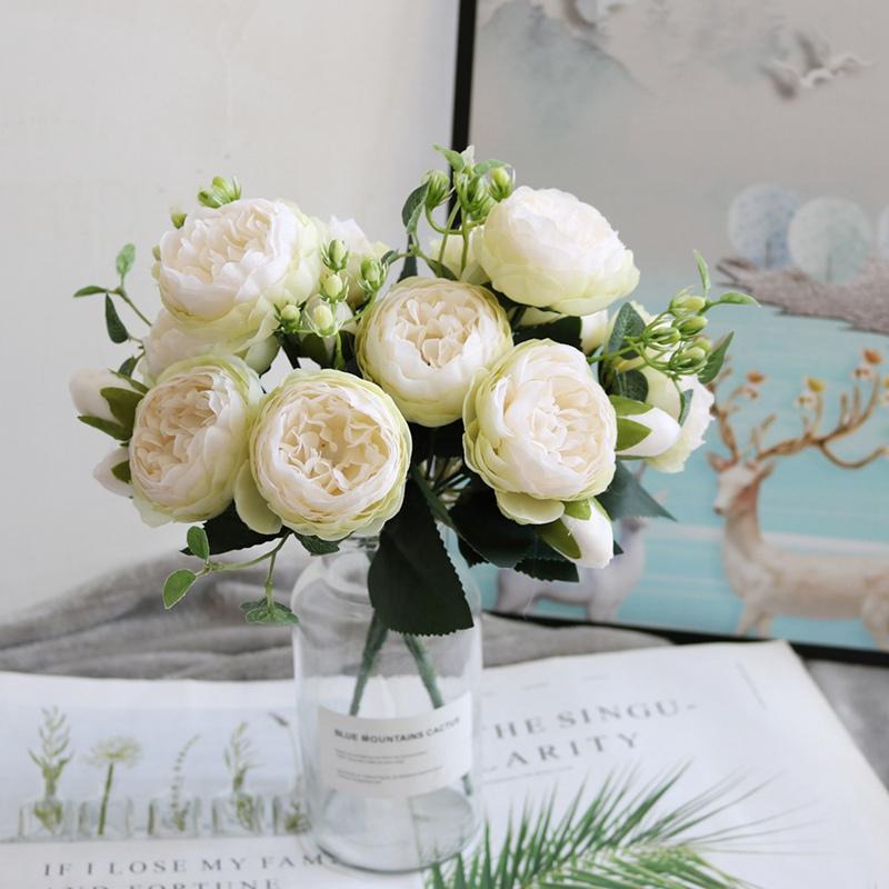 Frigg 30cm Rose Pink Silk Peony Artificial Flowers Bouquet Cheap Fake Flower Plant DIY Pompon for Home Wedding Decoration indoor
Frigg 30cm Rose Pink Silk Peony Artificial Flowers Bouquet Cheap Fake Flower Plant DIY Pompon for Home Wedding Decoration indoor
